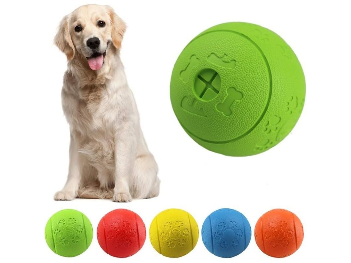 2026-2646-pelota Juguete Para Perros Con Dispensador De Snacks De Goma Resistente A Mordiscos Para Entrenamiento Iq Y Ejercicio Verde