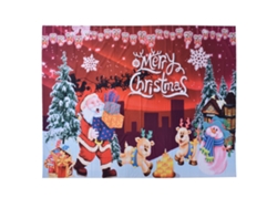 Tapiz de fibra de poliéster Elfo navideño 230x180cm