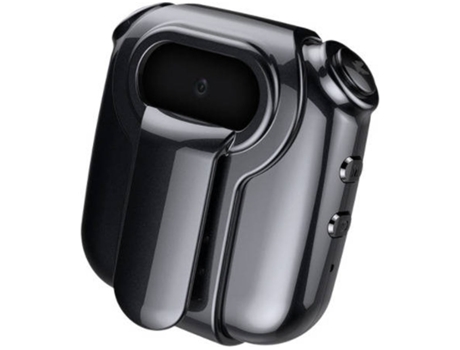Grabadora de voz inteligente portátil 1080P HD Mini cámara inalámbrica Protector de lente-16GbBlack