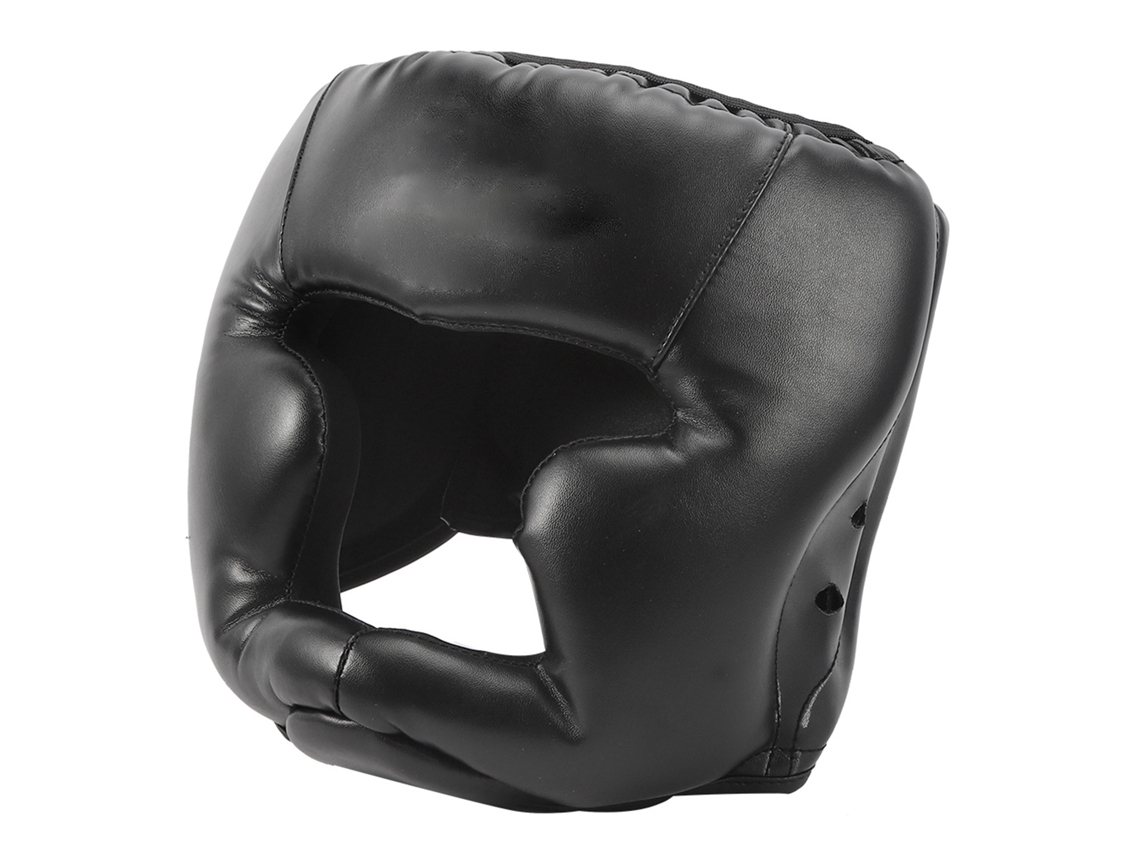 Casco De Boxeo Para Adultos/niños, Protección Para La Cabeza, Sanda Muay Thai, Equipo De Combate Negro.