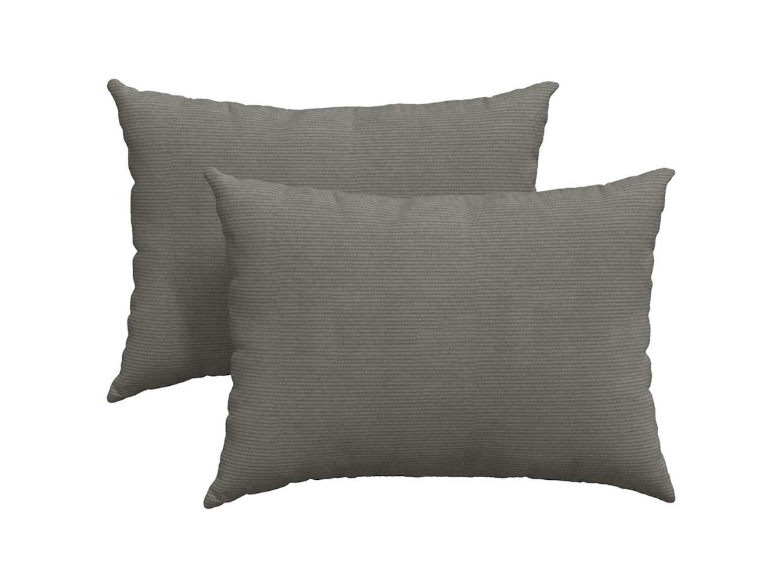 Cojines para sofá, 2 unidades, gris claro, 70x50cm HARLANV1