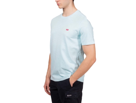 Camiseta de Hombre LEVIS Algodón Azul (M)