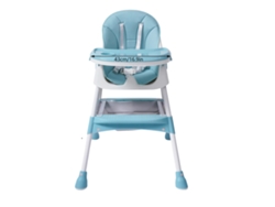 Silla alta, cinturón de seguridad ajustable, cojín cómodo, color verde OEM