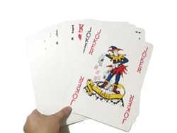 54 Cartas De Juego Jumbo, Póker Gigante Extragrande, Tamaño Extragrande Para Entretenimiento De Mesa.