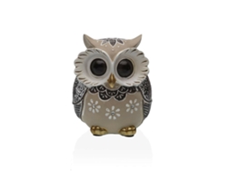 Figura Decorativa VERSA Búho 7 x 11 x 8,5 cm