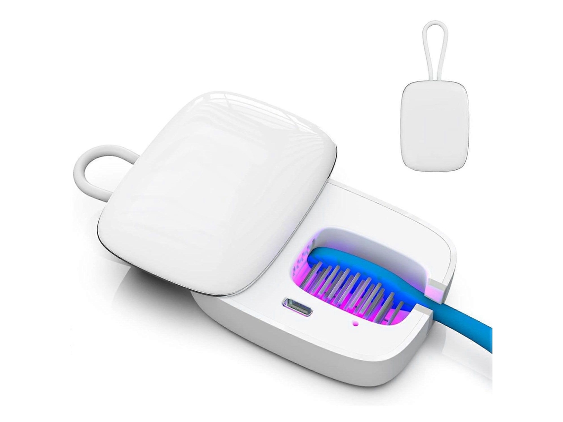 Clarificador UVC, esterilizador portátil de cepillos de dientes, limpiador de cepillos de dientes, blanco, Nostalgia88