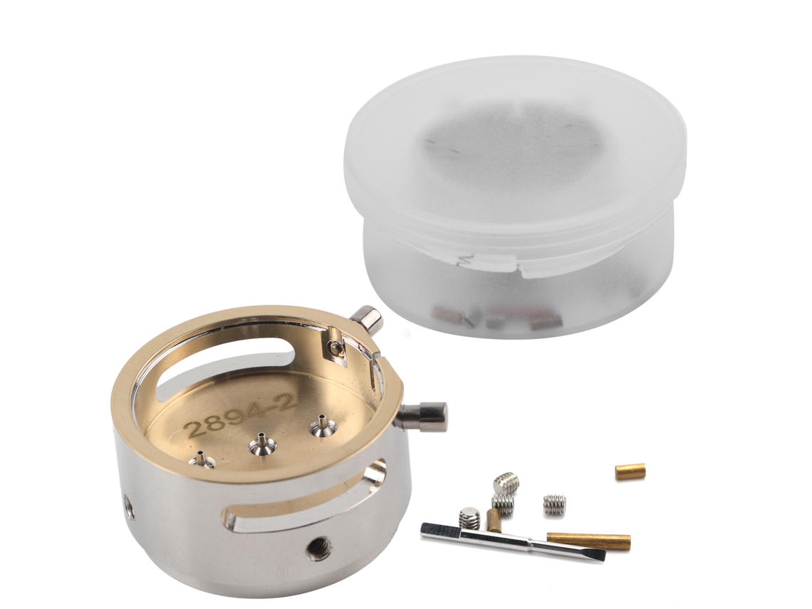 Kit de herramientas para reparación de relojes, acero, soporte para mecanismo, 2894 2