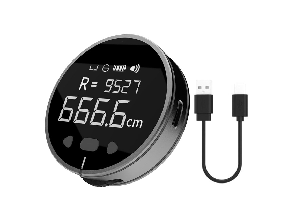 Cinta Métrica Digital Electrónica De 99 M Con Pantalla Lcd, Recargable, Medición Lineal, Medición De Diámetro De Curvas, Herramienta Versátil.