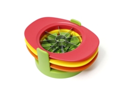 Juego de cortador de fruta multifuncional con diseño ergonómico y ligero para uso doméstico.
