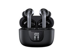 Auriculares Bluetooth JIAPEI, inalámbricos, 5.3, resistentes al agua, 25 horas de duración de la batería, color verde.