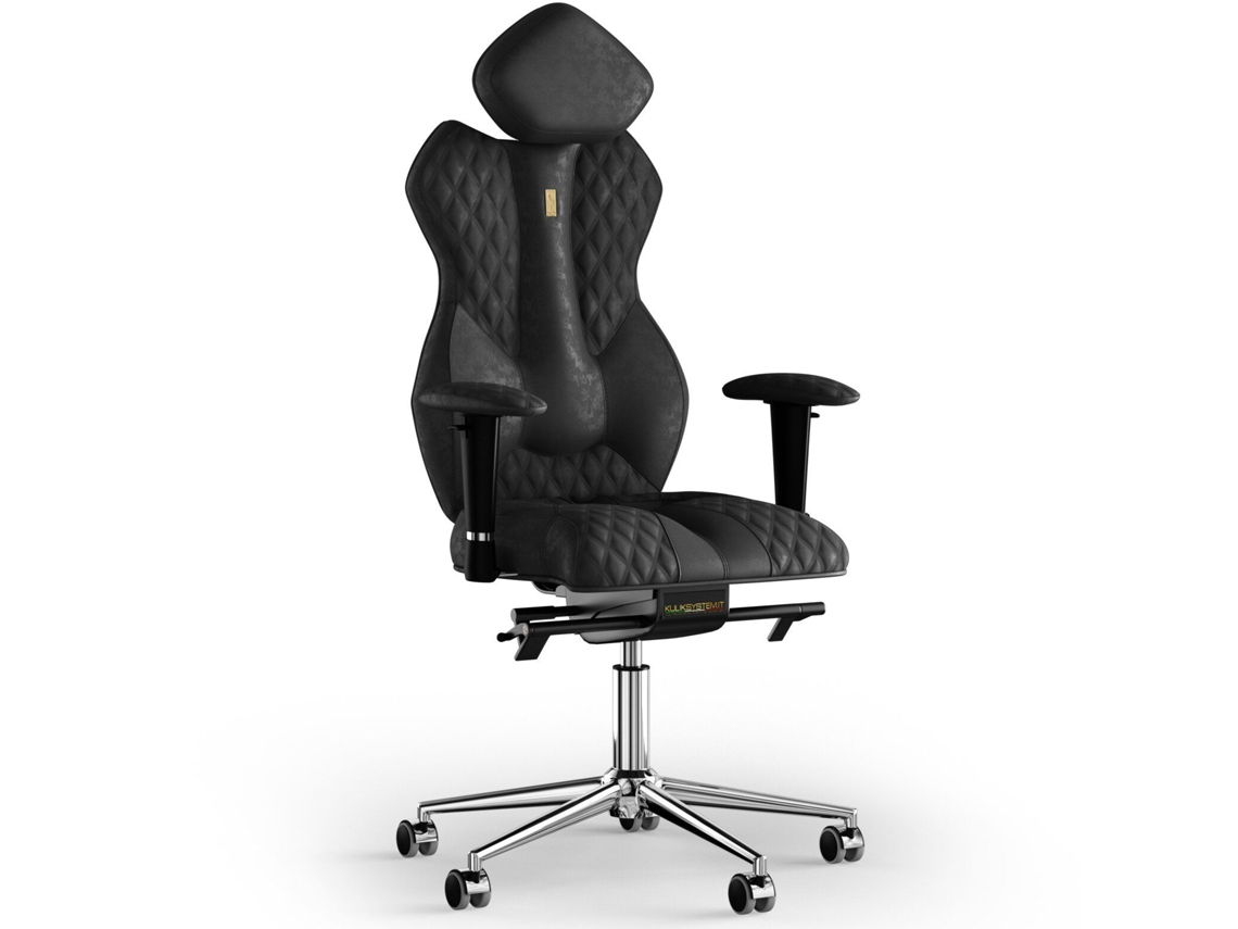 Silla de Oficina KULIK Tejido de Costura Real (Antara - Preto -130x50x50cm)