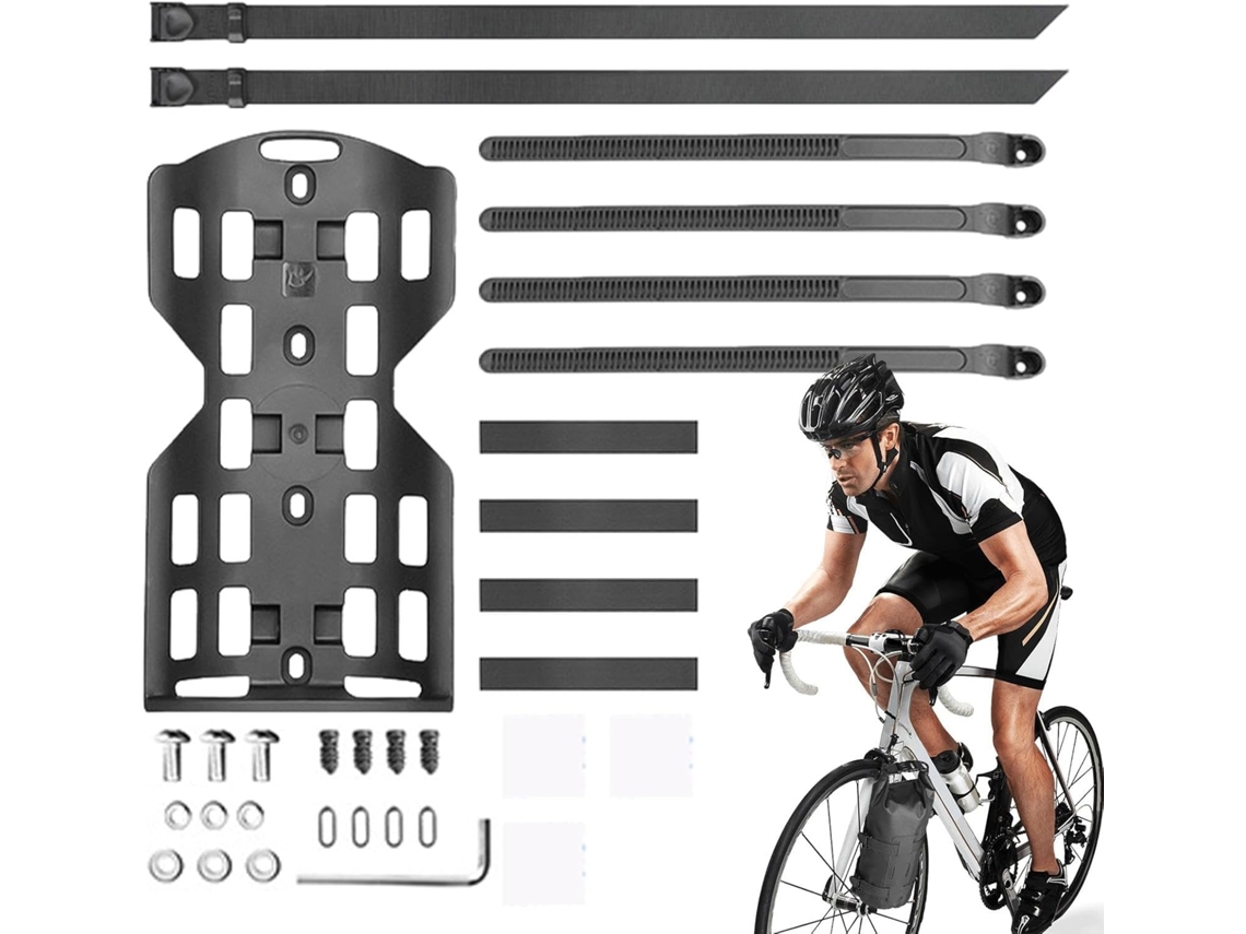 Alforja para bicicleta, bolsa para bicicleta, alforjas para bicicleta, bolsa impermeable con base D Vayotoy