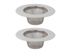 Filtro De Desagüe De Inoxidable Para Cocina, 2 Piezas, Filtro De Fregadero Antiobstrucción, Diseño Sin Bordes Afilados, Aplicación Versátil