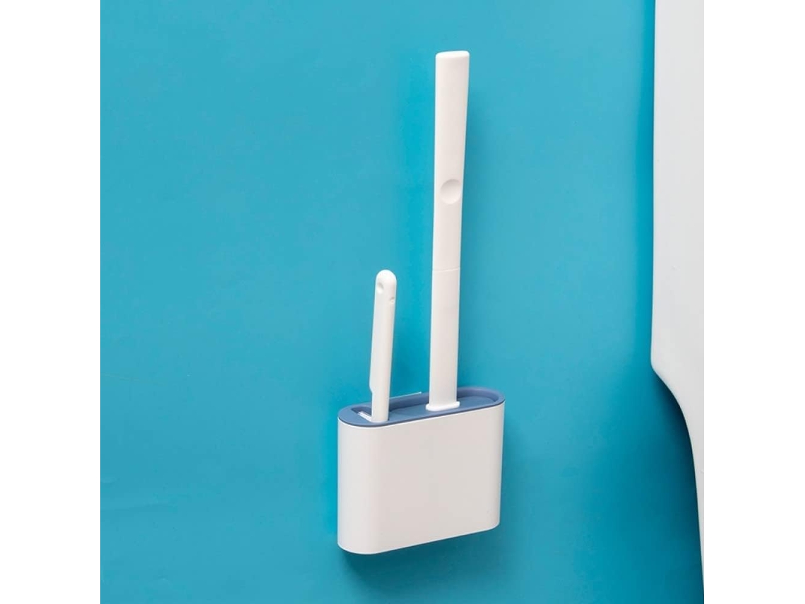 Topbathy Soporte De Pared Color Azul Para Baño, Diseño Elegante Y Robusto