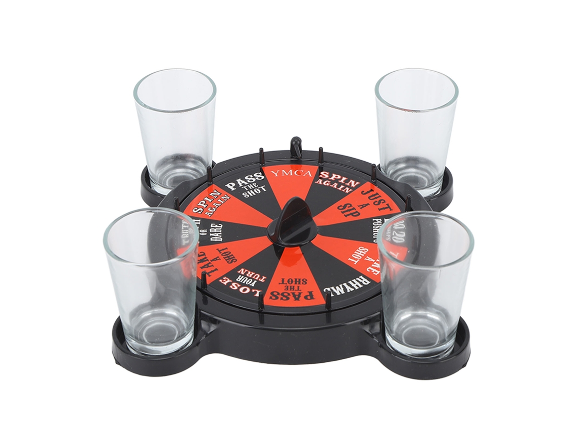 2026-juego De Bebidas Con Giratorio De Cristal Para Adultos Ktv Bar Fiesta Cumpleaños Navidad Divertido