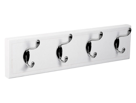 Percha Pared 4 Ganchos Piel NESU