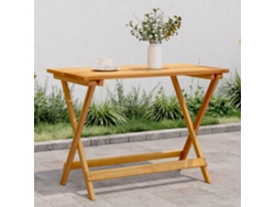 Mesa de jardín plegable de madera maciza de acacia (90 x 52,5 x 65 cm), DKD HOME DECOR