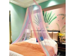 Mosquitera Con Dosel Arcoíris Para Niñas, Fácil Instalación, Decoración Para La Habitación De Princesas