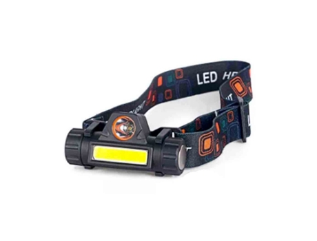 Linterna Frontal De Cabeza Luz Led Xpe T6 Led Cob Recargable Zoom Foco Impermeable Zoom EMCEURO