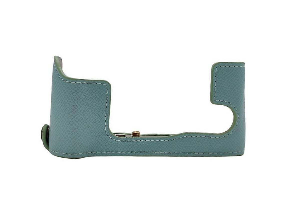 Compatible con Fujifilm X T30 II / X T30 / X T20 / X T10, Estuche inferior de cuero con ranura para batería Facpoet