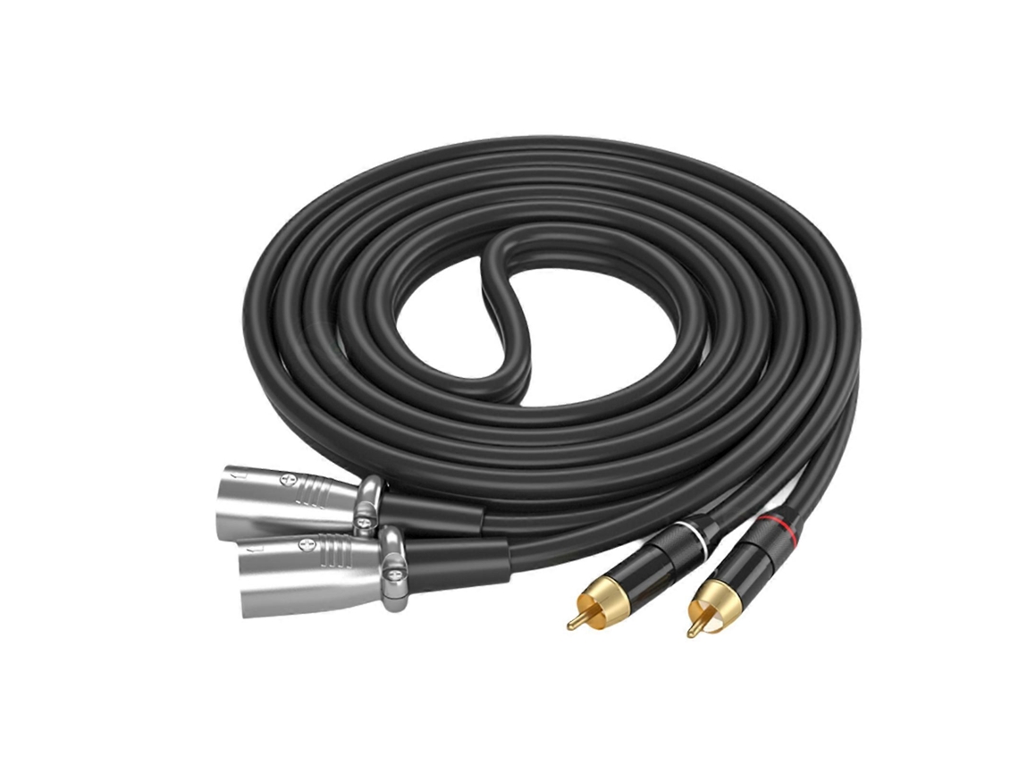 Cable de micrófono macho profesional LALAMOLI, ideal para sistemas de cine en casa y equipos de audio (macho)