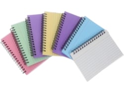 Conjunto De 7 Cadernos Espiral, Bloco De Notas Pequeno Com Linhas, À Prova De Manchas, Multifuncional Para