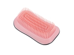 Pincel De Peine Para Alisar El Cabello Con Masaje Electroplado Herramienta De Estilismo Portátil Negro