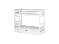 Litera FURNLUX Classic Aya (Blanco, Madera Maciza - 88X188X145 Cm / 80X180 Cm)