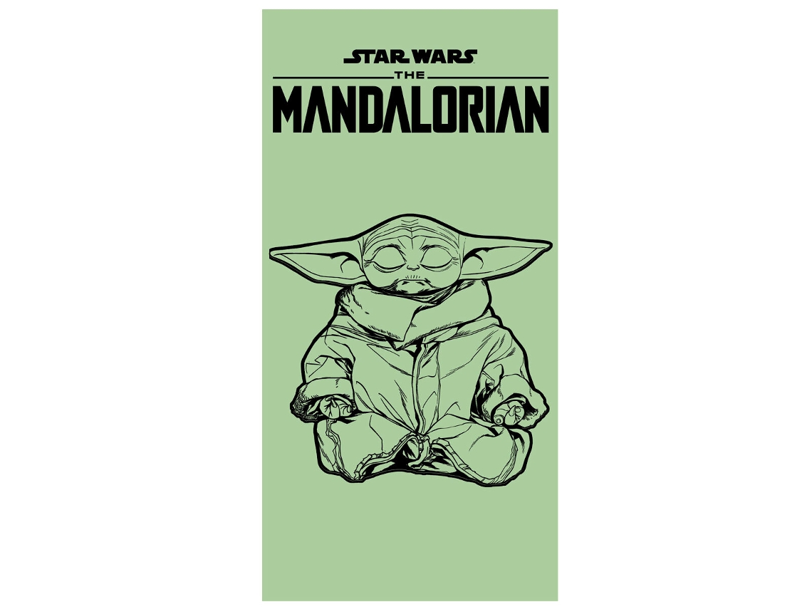 Toalla de playa de algodón de Star Wars Mandalorian B.active