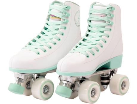 Patines 4 Ruedas Turquesa Talla 40 FLAMINGUEO
