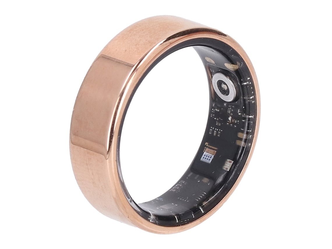 Elegante Anillo Inteligente Impermeable Para Monitorización Del Sueño, Deportes Y Fitness Para Hombres Y Mujeres, Regalo Dorado