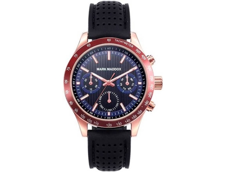 Reloj MARK MADDOX Hombre (Goma - Negro)