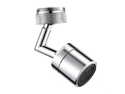 Extensor de grifo con cabezal giratorio universal, accesorio metálico duradero