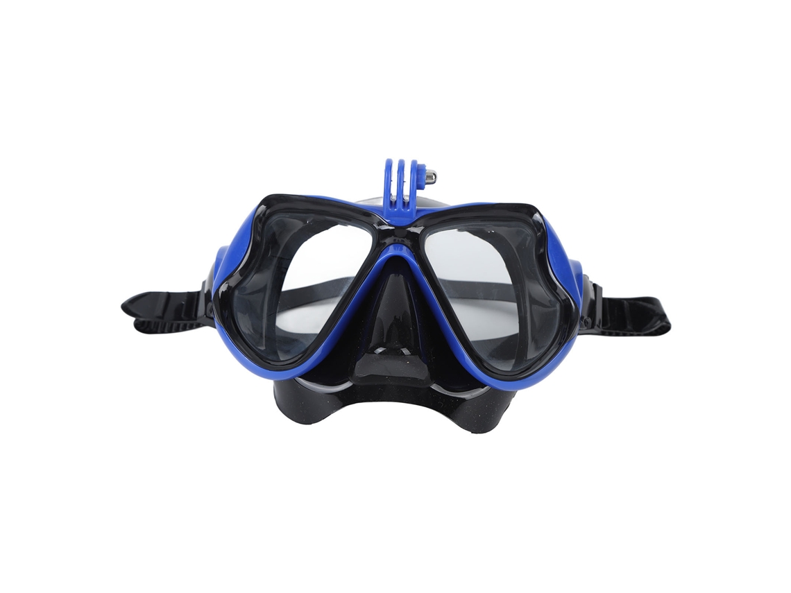 2026rebe-óculos De Mergulho Snorkel Hd Impermeáveis Antifumaça Com Tampa Nariz Para Homem Mulher Azul