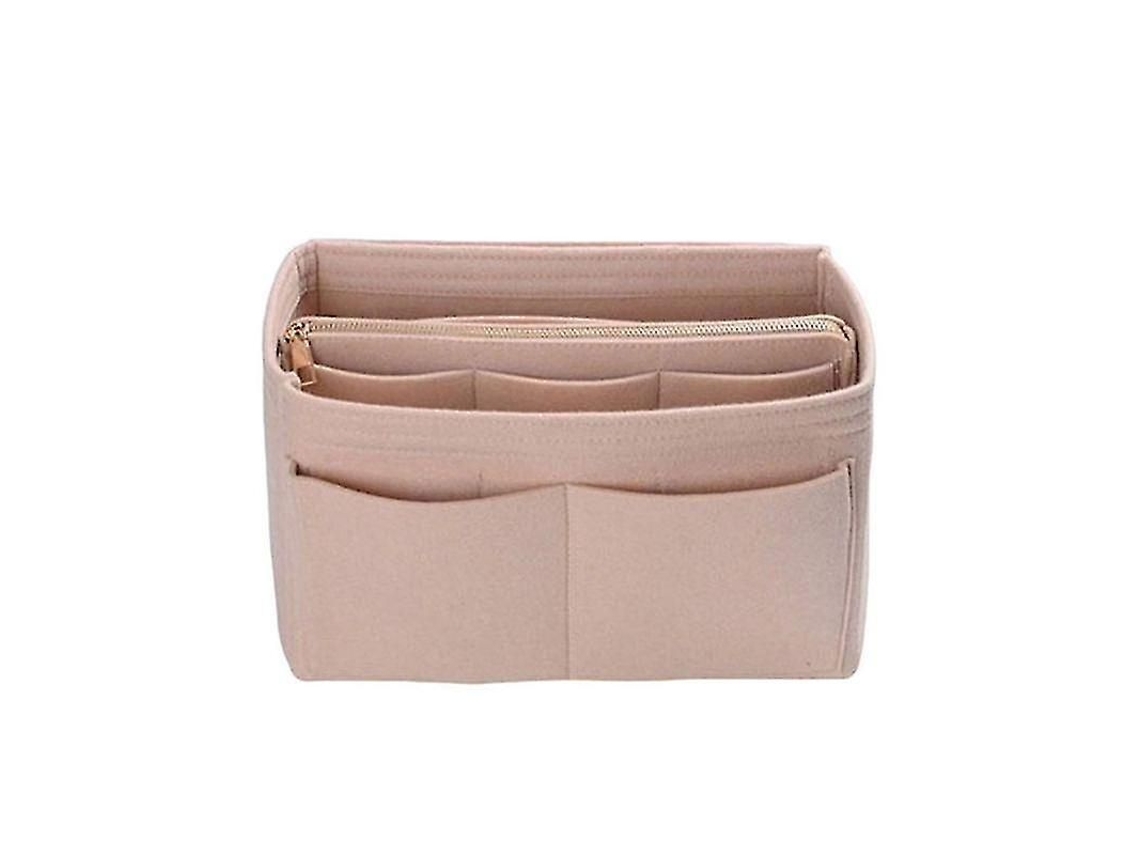 2026-organizador De Bolso De Lana Con Múltiples Bolsillos Insertable Estructurado Para Almacenamiento Y Forma De Tote