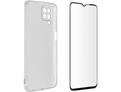 Carcasa + Protector de Pantalla Samsung Galaxy A12 AVIZAR Negro