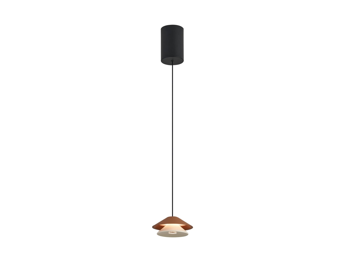 Lámpara colgante marrón y negro Ø 13 cm PICCOLA LED
