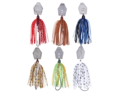 Señuelo De Pesca De Metal Con Barba, 10 Cm, 11 G, Lentejuelas, Accesorios De Pesca, 6 Piezas/set