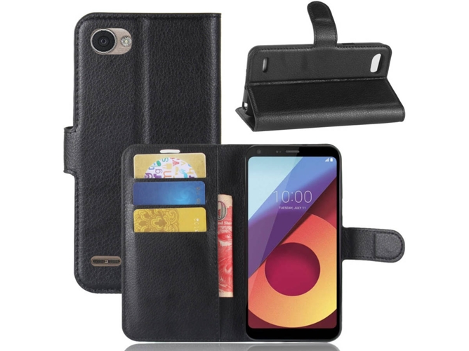 Funda LG Q6 Plus Flip Negro