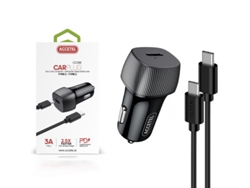 Pack Cargador Auto GANDY para Samsung Galaxy A14 5G Negro