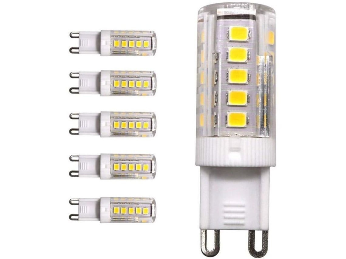 Kit Con 5 Bombillas Led 2835, 33 Bombillas Smd Con Base G9, 3w, 3000k (blanco Q