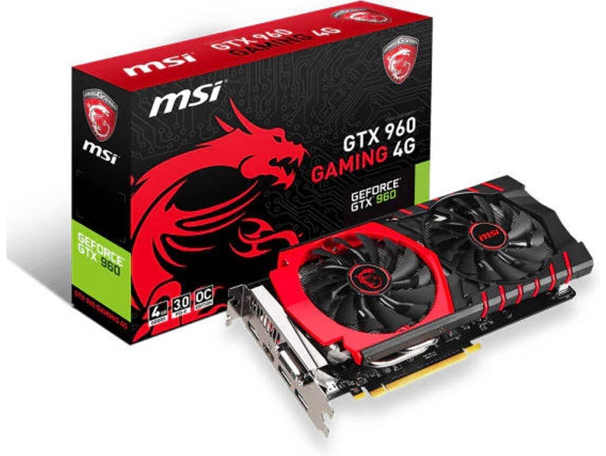 PGV MSI NVIDIA GTX960 G 4GB DDR5 PCIE