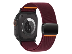 Correa de nailon elástica con cierre magnético para Apple Watch de 44/45/46/49 mm (CSYY)