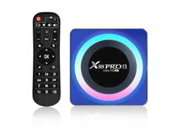 Smart TV Box Yuysan X88 Pro 13 8K Ultra HD Android 13.0 con control remoto, Rk3528 de cuatro núcleos, 2 GB 16 GB