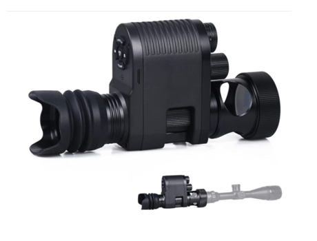 Cámara de visión nocturna Digital monocular para oscuridad completa 720P HD caza visión nocturna infrarroja mira para Rifle negro BISBISOUS
