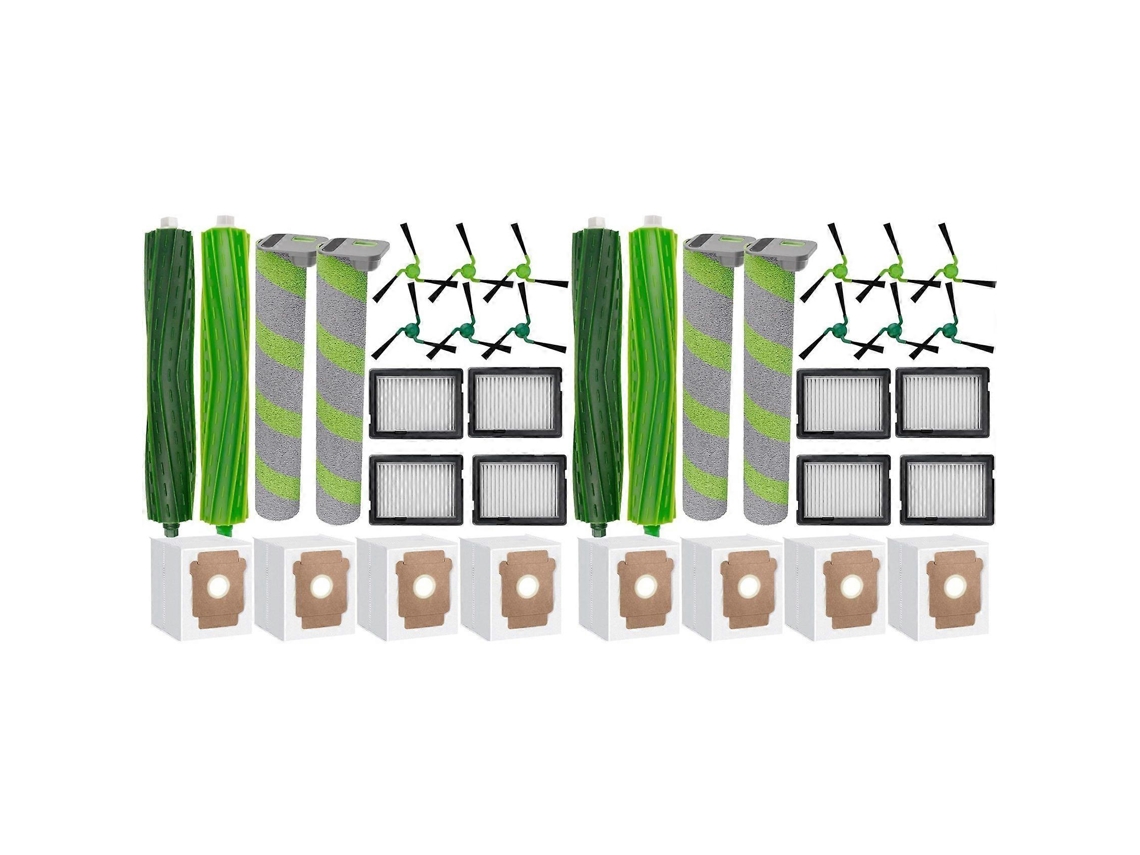 2 Set Accessories For Irobot Roomba Max 705 Combo/706 Combo, Main Brushes,filters,side Brushes,dust Bags