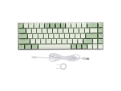 Teclado Mecánico Inalámbrico De 68 Teclas, Rgb Dinámico, Recargable, Compatible Con Android Para Juegos.