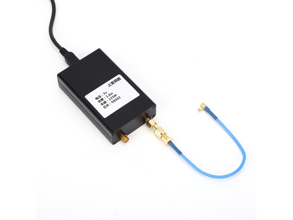 Upconverter Hf 150k-30mhz Con Chip Ne602 Para Receptor Sdr Rtl2383u Con Cable De Conexión