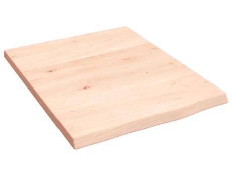 VIDAXL Encimera de baño madera maciza sin tratar 40x50x2 cm