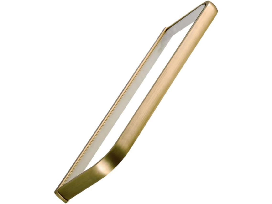 Estantería De Pared De Cristal Y Latón Bronce, Elegante Estante Para Baño.